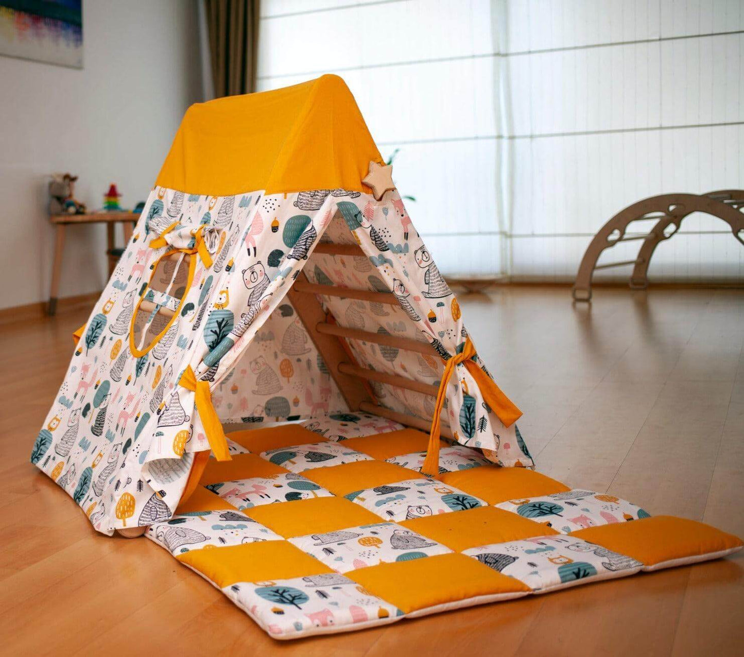 Tent Cover and Mat for Climbing Triangle-5