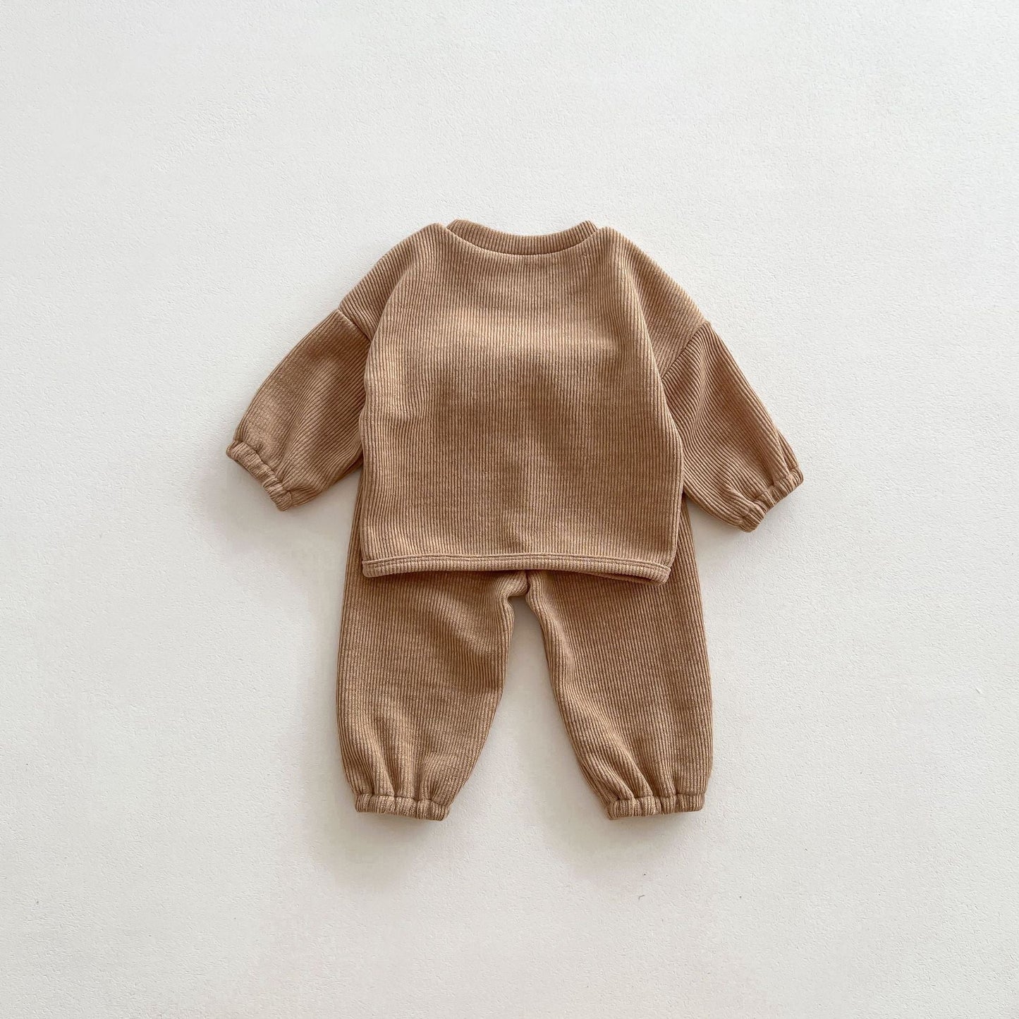 Infant Baby Bear Head Long-sleeved Combo Pants In Sets-3