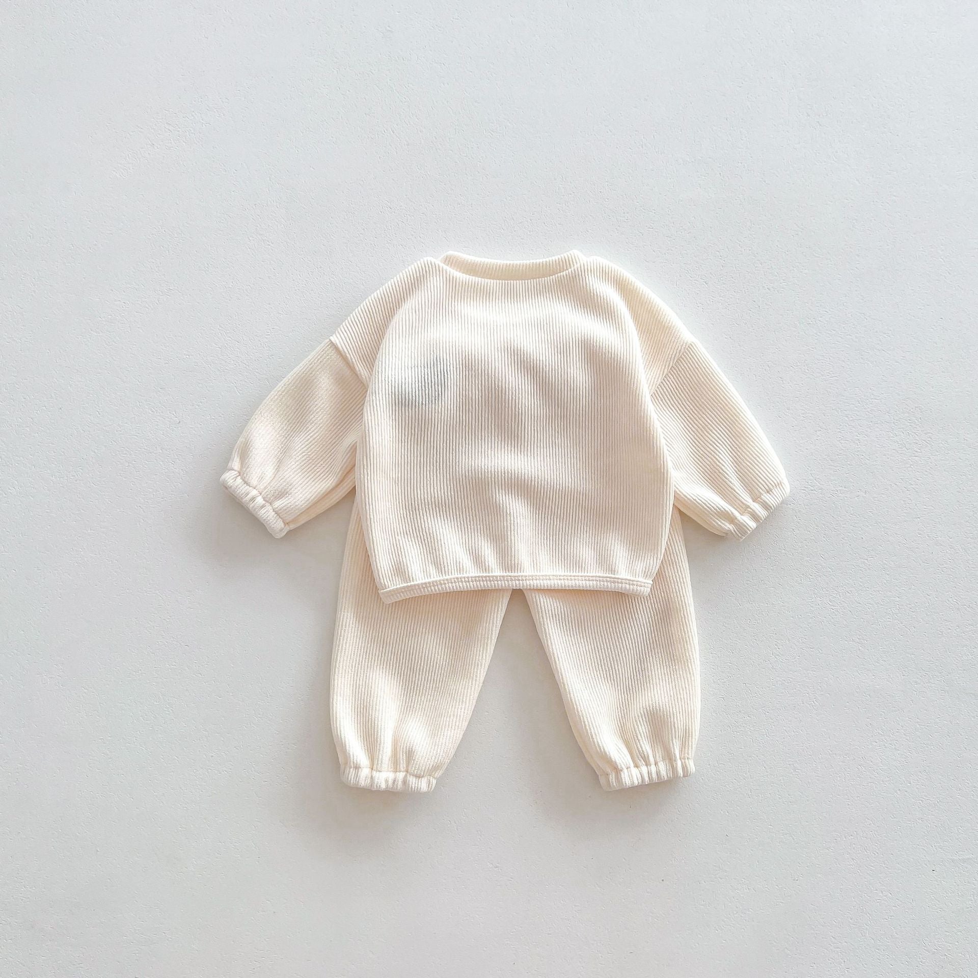 Infant Baby Bear Head Long-sleeved Combo Pants In Sets-4